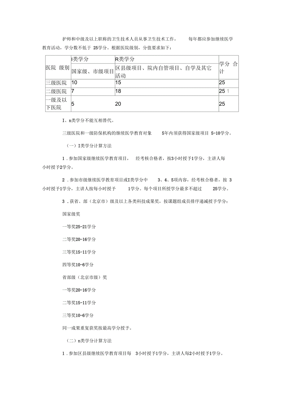 北京继续医学教育学分授予办法.docx_第2页