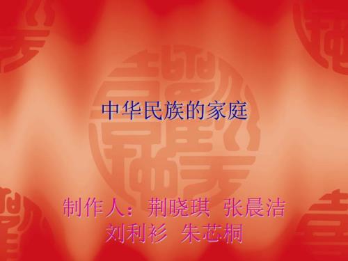 中华民族家庭.ppt
