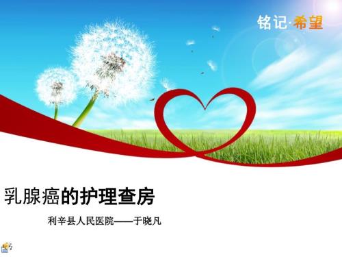 乳腺癌的护理查房.ppt