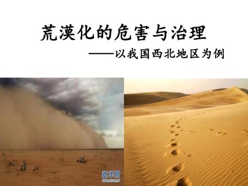 公开课荒漠化的危害与治理共15张PPT.ppt