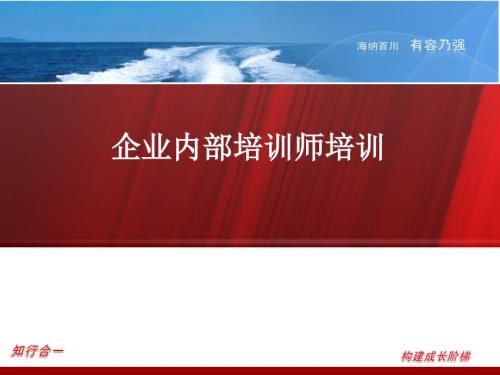 企业内训师培训课件.ppt