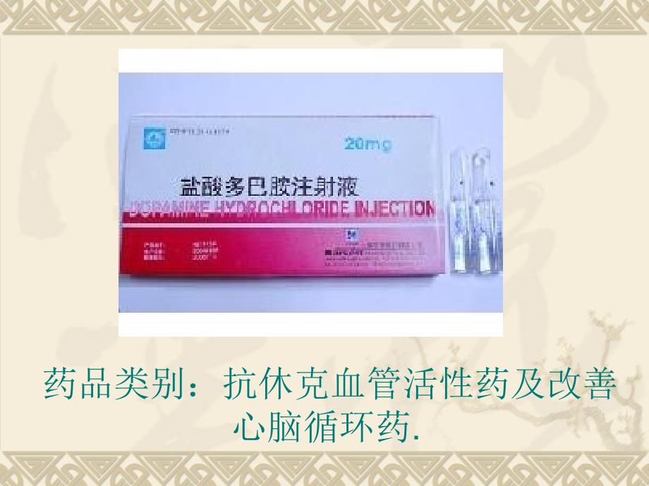多巴胺的药理作用及用法课件.ppt_第2页