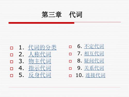 实用大学英语语法教程第三章代词.ppt