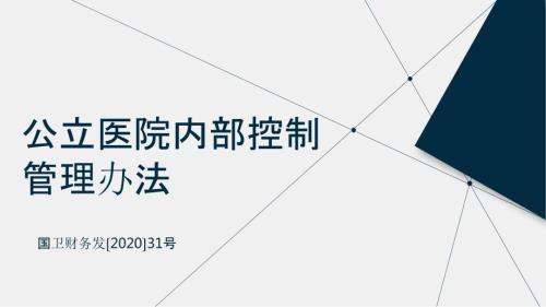 公立医院内部控制管理办法课件.pptx