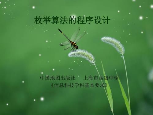 实用枚举算法说课.ppt