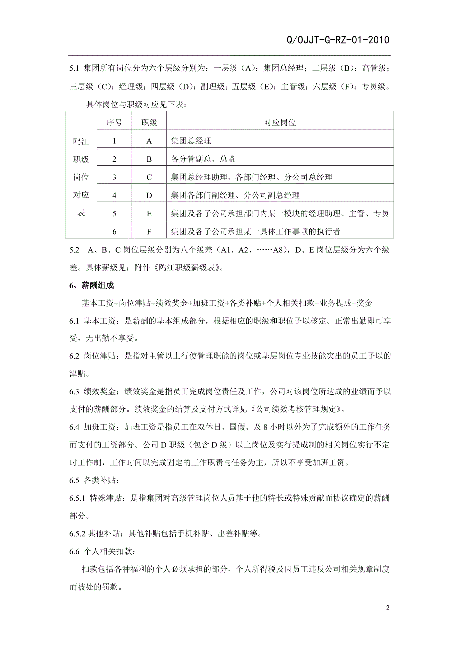 公司薪酬管理制度范本.doc_第3页
