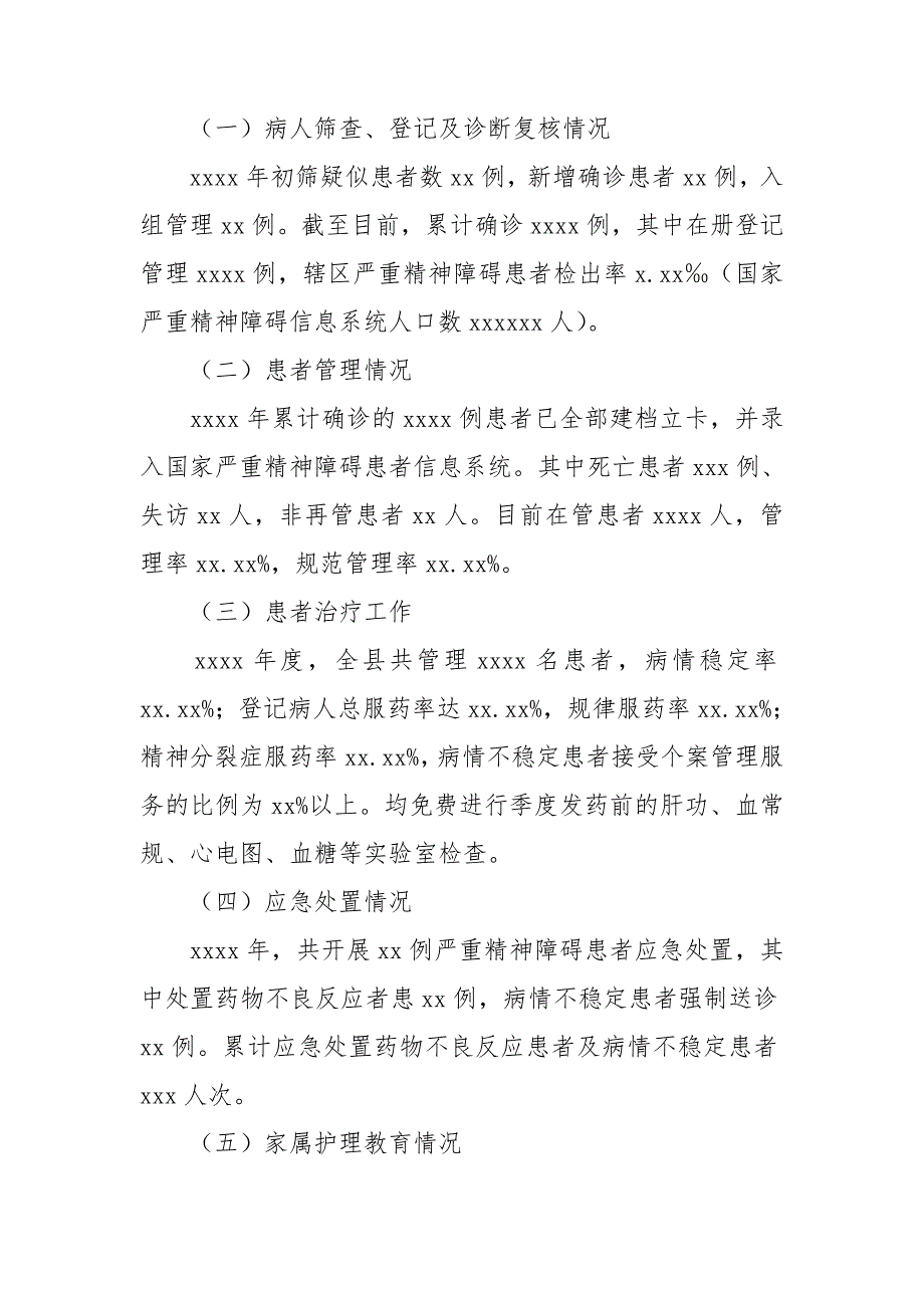 严重精神障碍治疗项目工作总结.doc_第3页