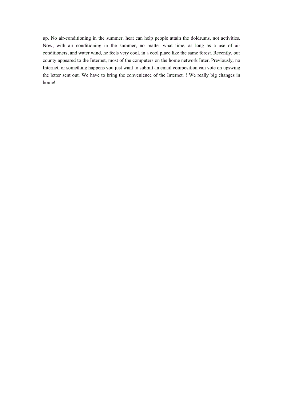家乡的变化英语作文3篇.doc_第2页