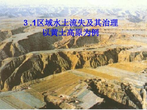 区域水土流失及其治理.ppt