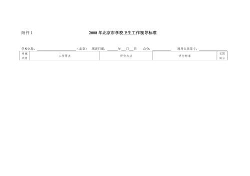 北京市昌平区学校卫生工作考核标准及实施细则.doc