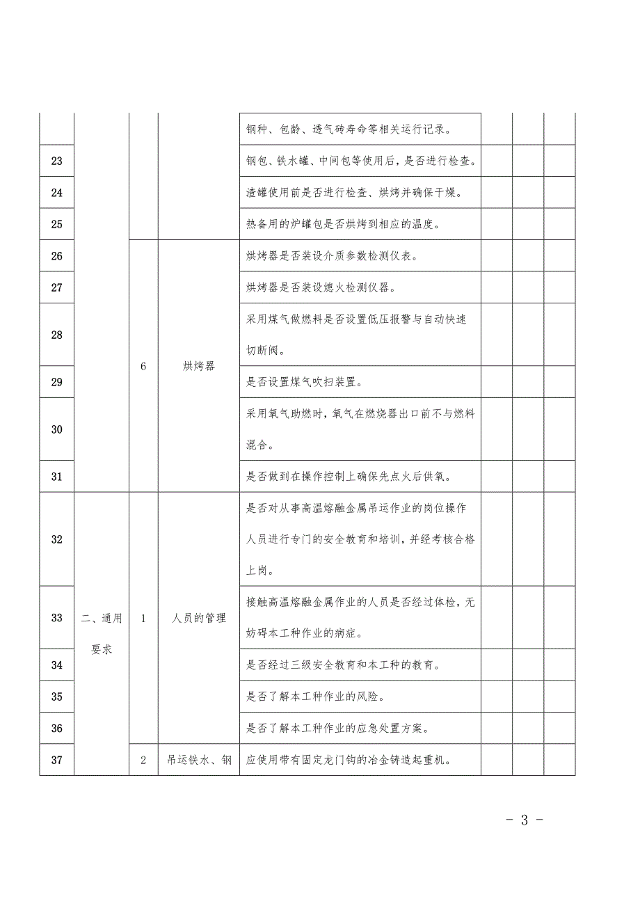 冶金企业高温熔融金属安全现场检查指南.doc_第3页