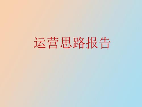 大厂商业项目运营思路报告终.ppt