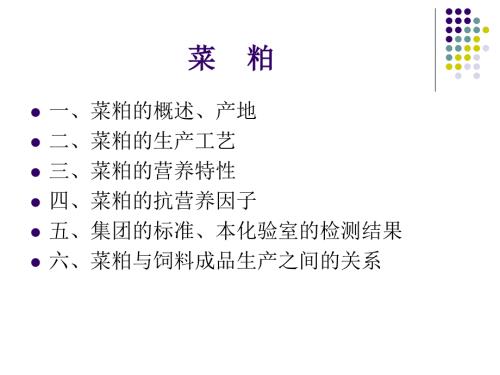 原料知识菜粕PPT课件.ppt