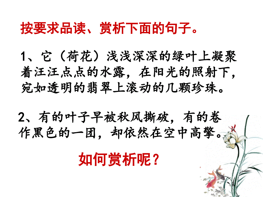 初中中考语文语句赏析专题讲解.ppt_第1页