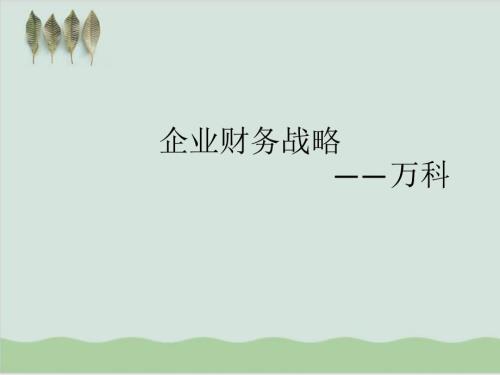 企业财务战略案例分析PPT课件52页.ppt