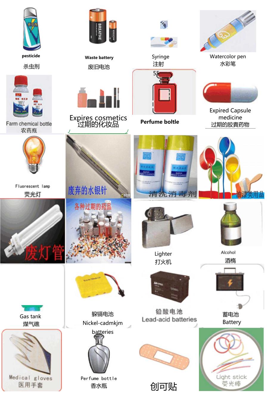 垃圾分类小卡片可直接打印裁剪.doc_第1页