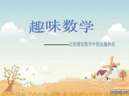 初中趣味数学课件.ppt
