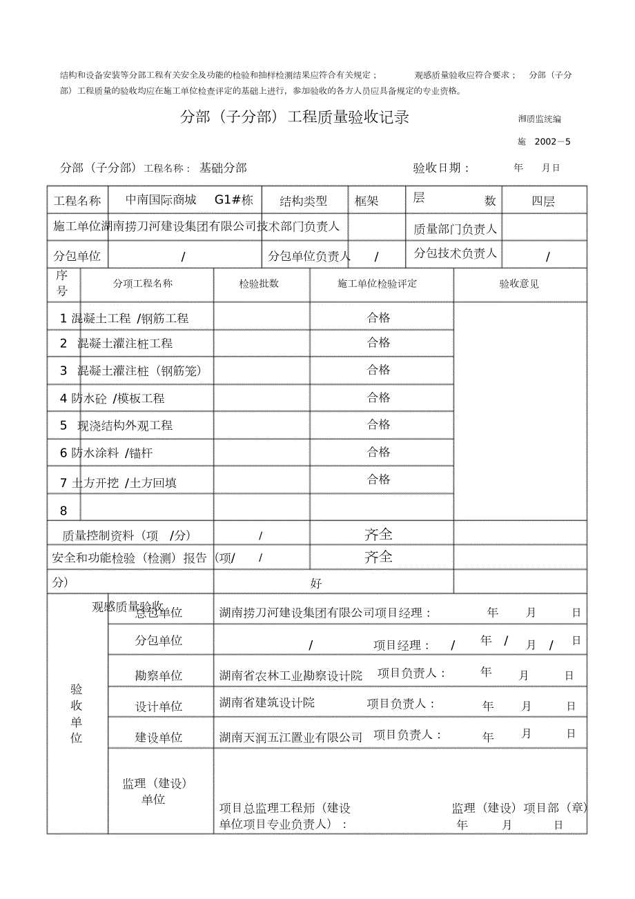 分部子分部工程质量验收记录完整版.doc_第3页