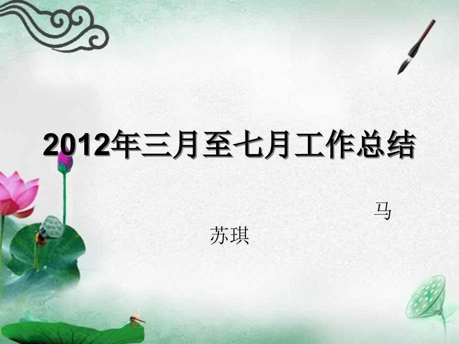 医药代表工作总结.ppt_第1页
