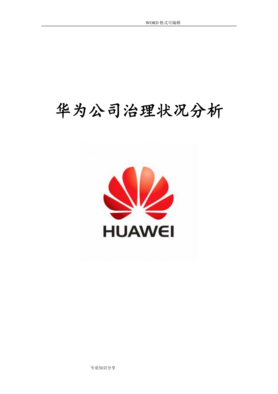 华为公司治理及内部控制.doc_第1页