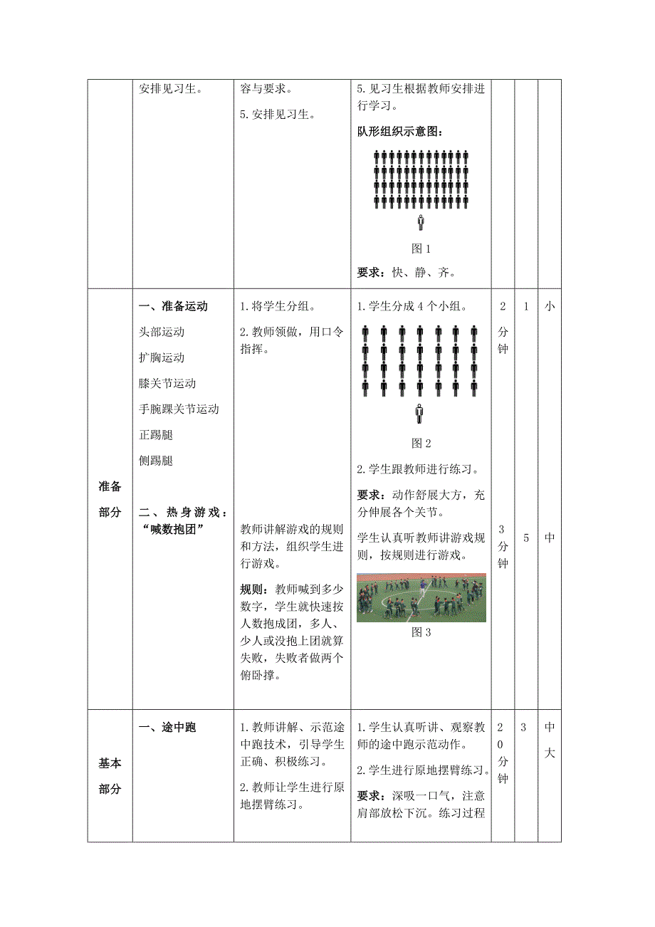 发展快速跑能力的练习和游戏教案.doc_第2页