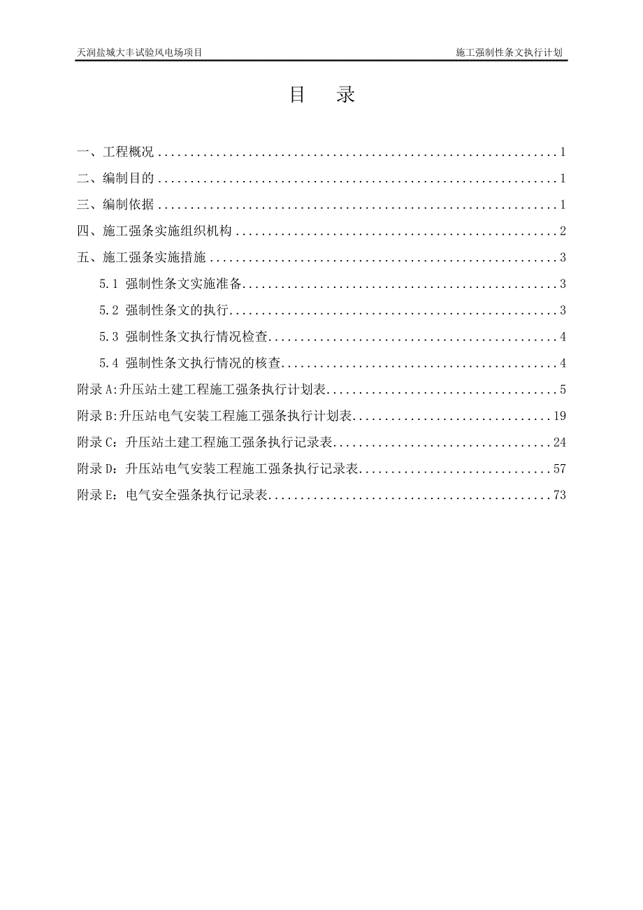 升压站施工强条执行计划.docx_第1页