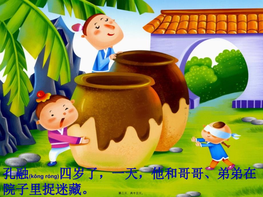 儿童故事PTT孔融让梨课件.ppt_第2页