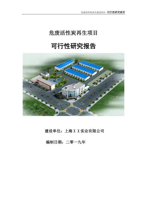危废活性炭再生项目可行性研究报告申请定稿.doc