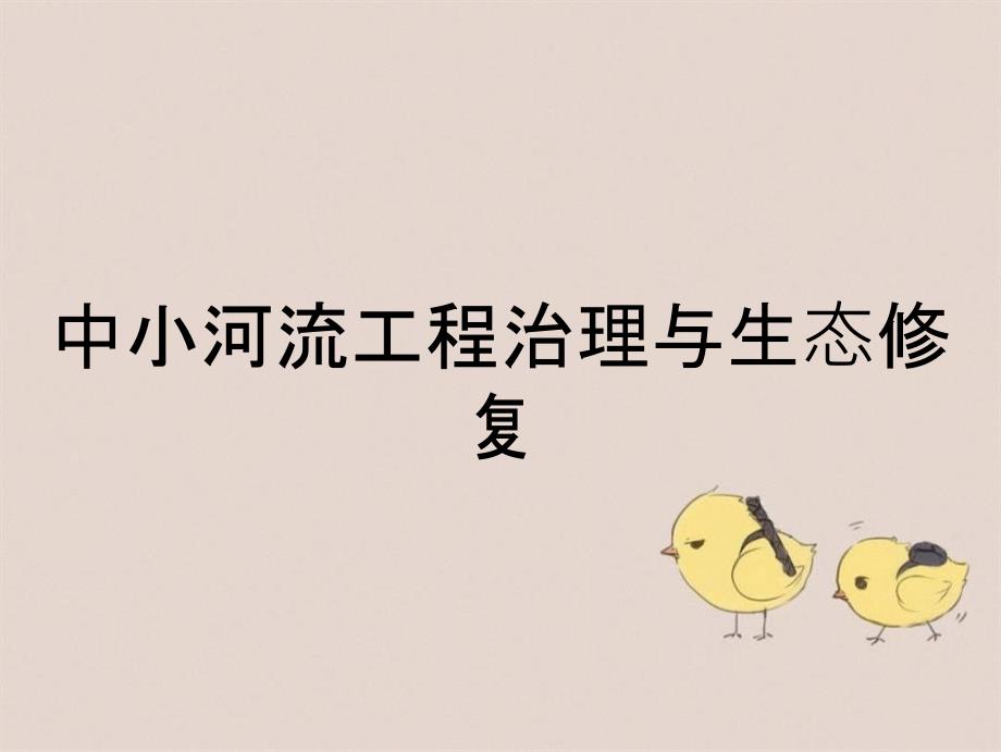 中小河流工程治理与生态修复.ppt_第1页