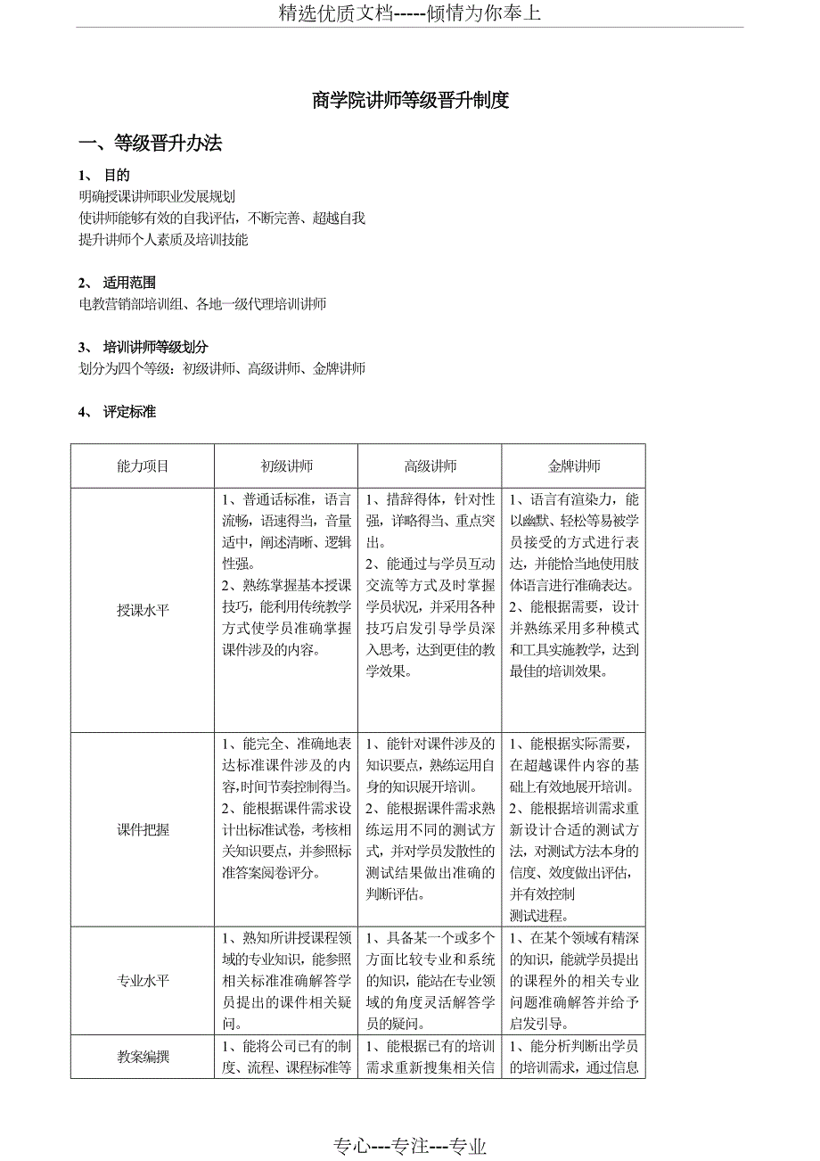 商学院讲师等级晋升制度共3页.doc_第1页