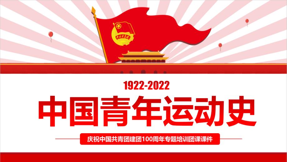 党课2022中国青年运动史重点学习PPT.pptx_第1页