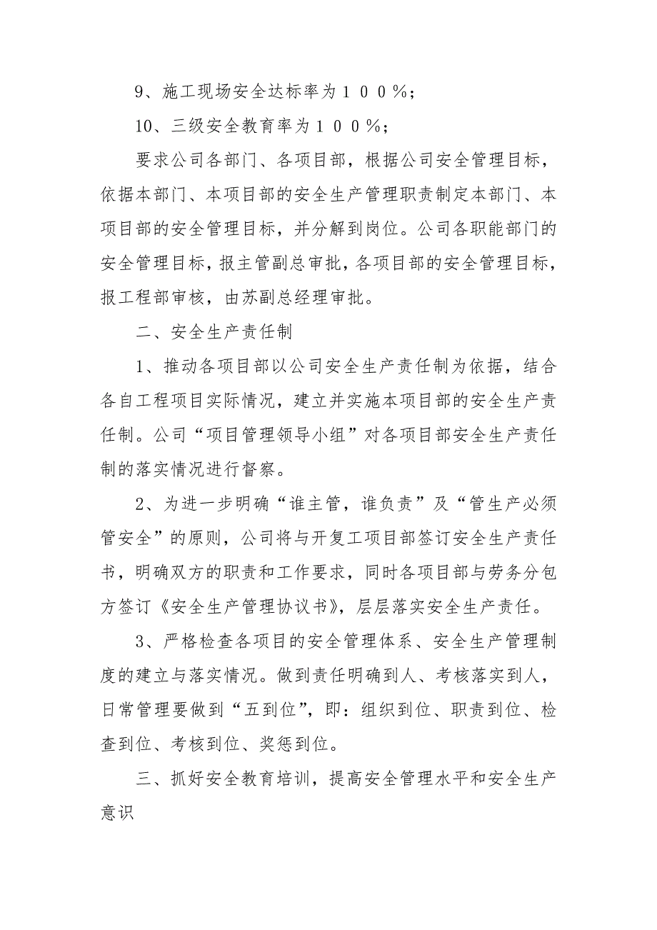 公司安全生产工作计划.doc_第2页