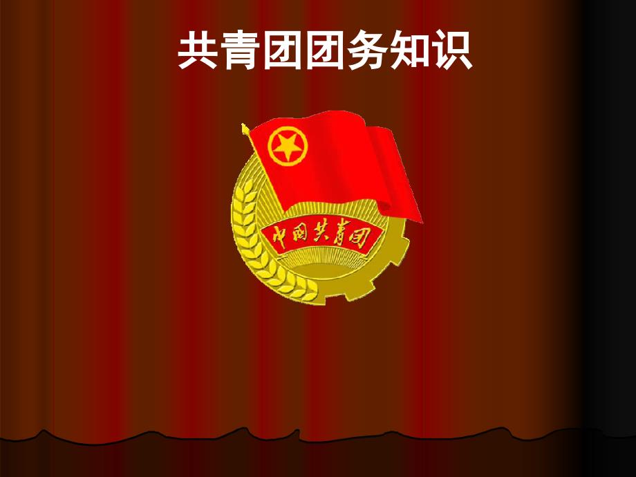 共青团团务知识PPT课件.ppt_第1页