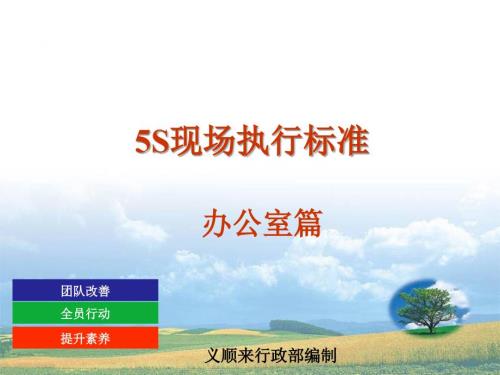 办公室5S标准.ppt