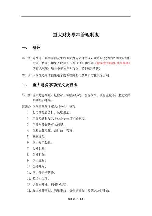 公司重大财务事项管理制度.doc