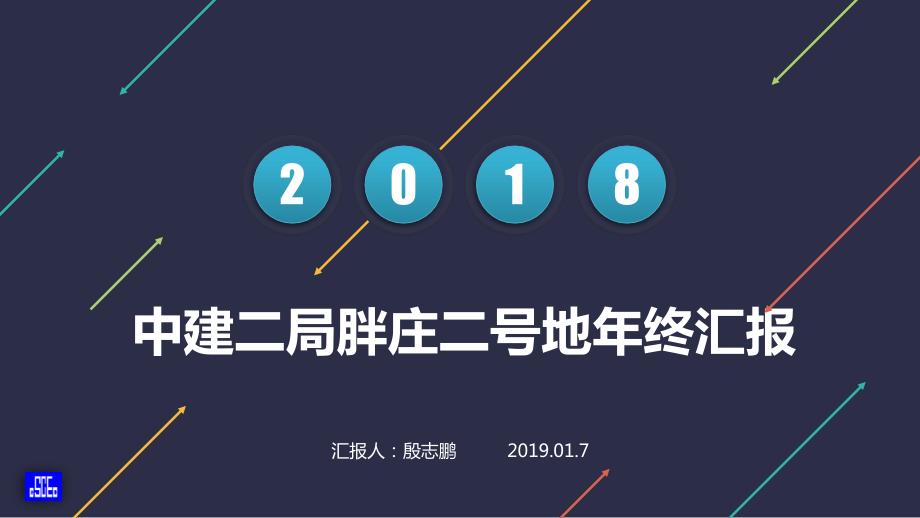 中建二局项目经理年终工作述职汇报.ppt_第1页