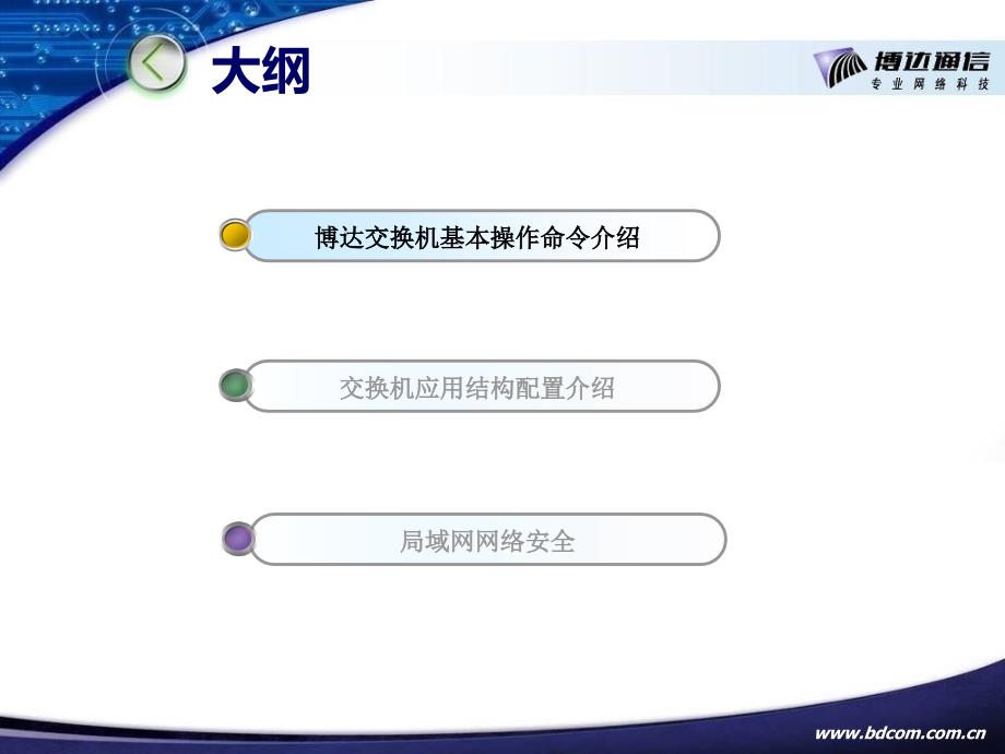 博达交换机常用配置命令手册.ppt_第2页