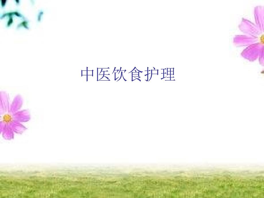 中医饮食护理PPT课件.ppt_第1页
