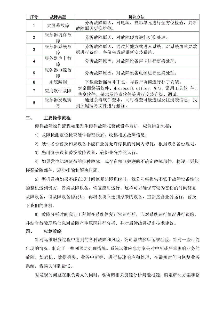 大屏系统应急预案及快速恢复方案.docx_第2页