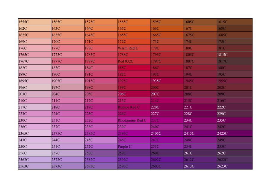 国际标准PANTONE号颜色对照表.doc_第2页