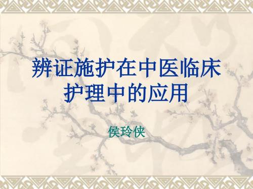 中医辨证施护PPT课件.ppt