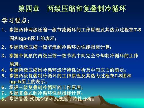 制冷原理与装置两级压缩复叠式.ppt