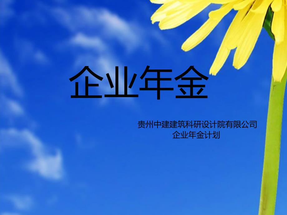 企业年金PPT课件.ppt_第1页