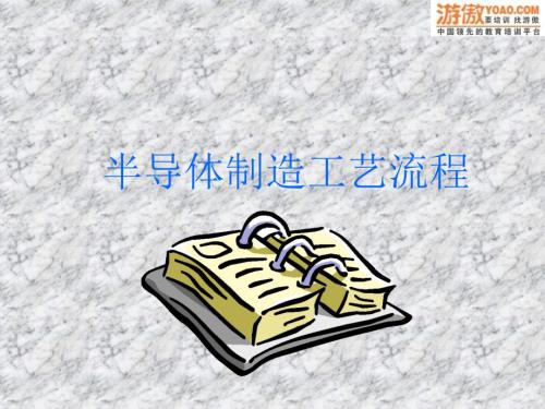 半导体制造工艺PPT课件.ppt