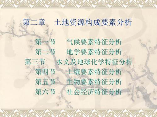 土地资源学第二章土地资源构成要素分析.ppt