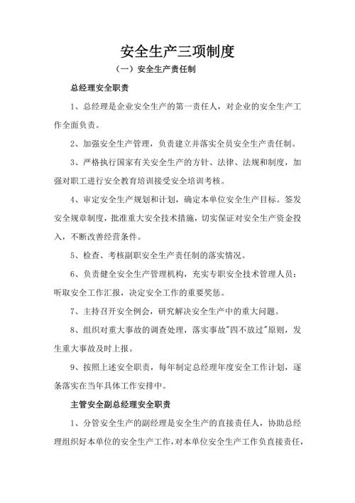 安全生产三项制度新版.doc