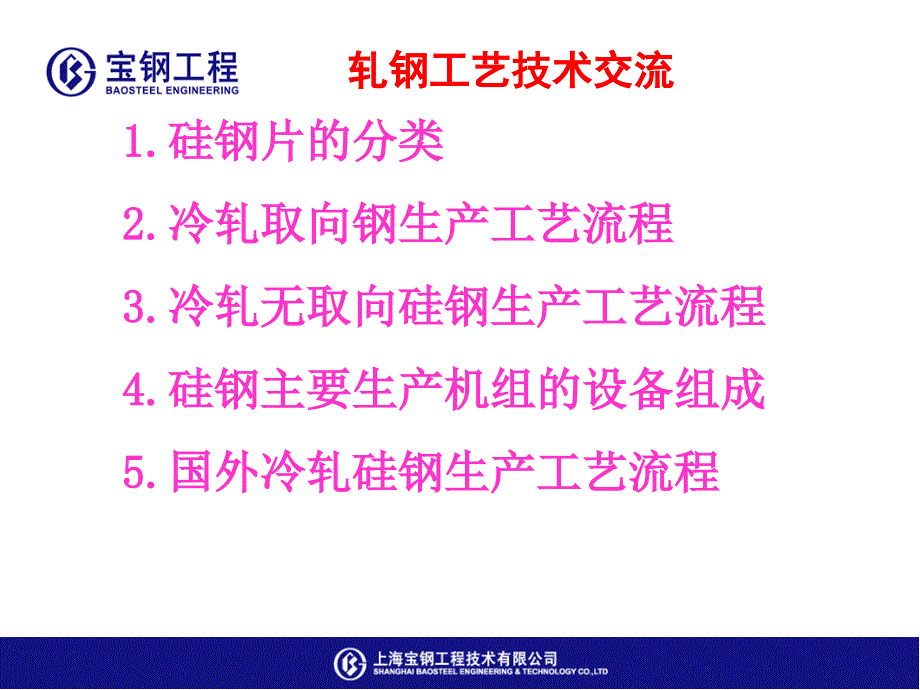 冷轧硅钢生产工艺流程与设备轧钢部技术讲座.ppt_第2页
