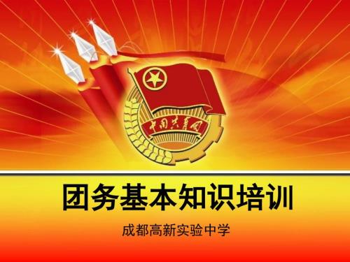 团务基本知识培训.ppt