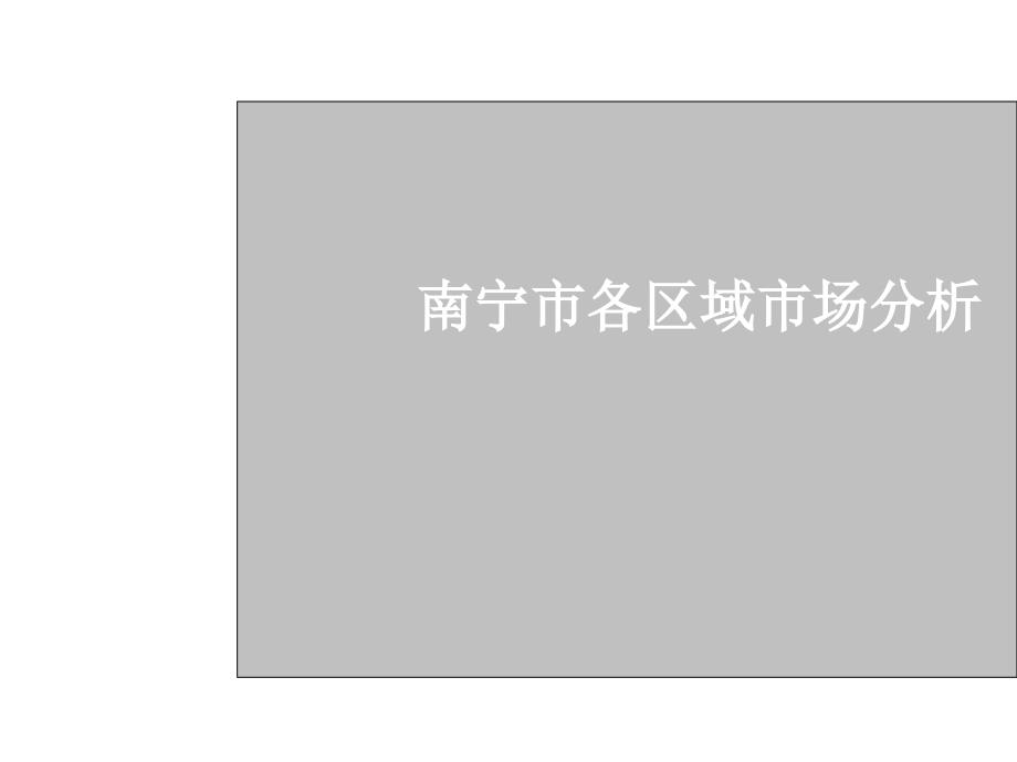 南宁各区域房地产市场分析.ppt_第1页