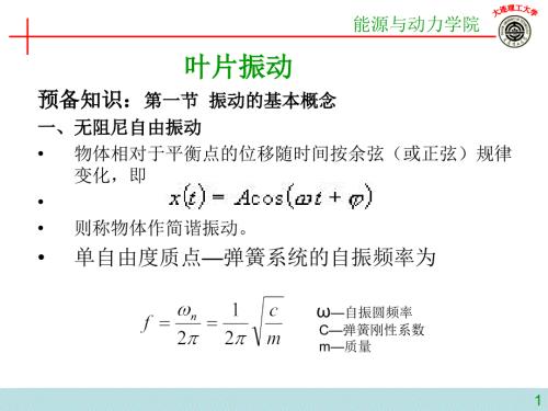 叶片振动PPT课件.ppt